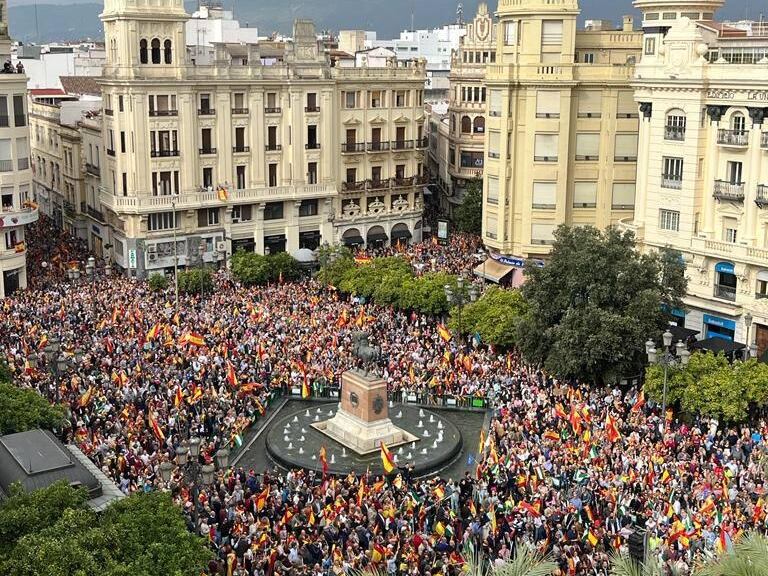 Manifestación contra la Ley de Amnistía en Córdoba