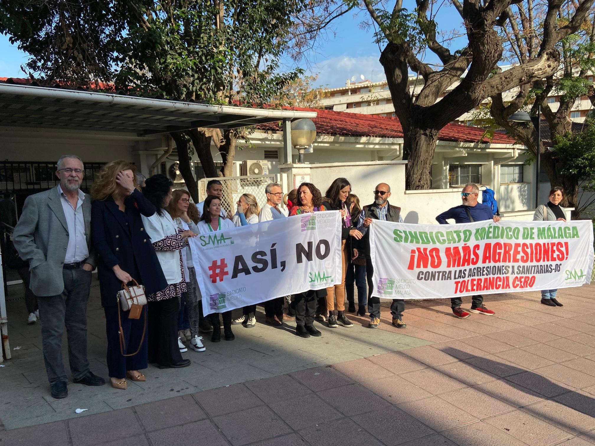 Momento de la protesta