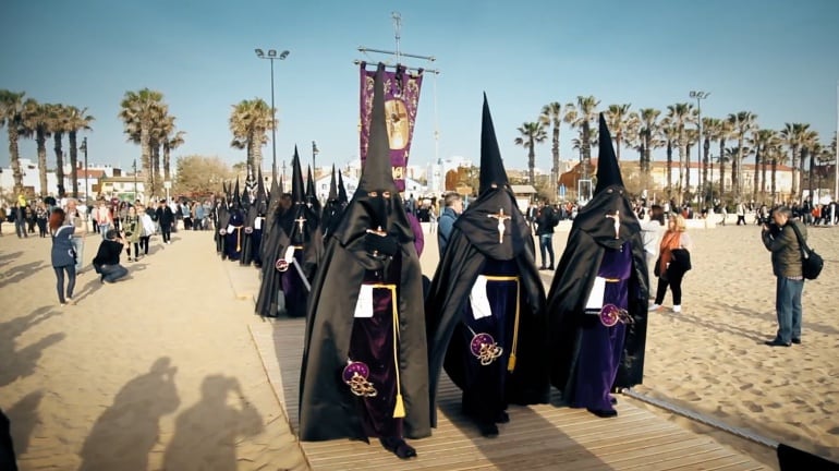 Celebración de la Semana Santa Marinera en Valencia