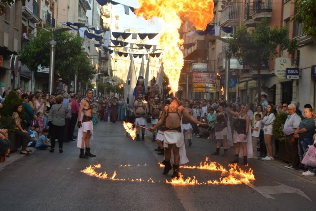Defile Fiestas íbero Romanas de Cástulo (archivo).