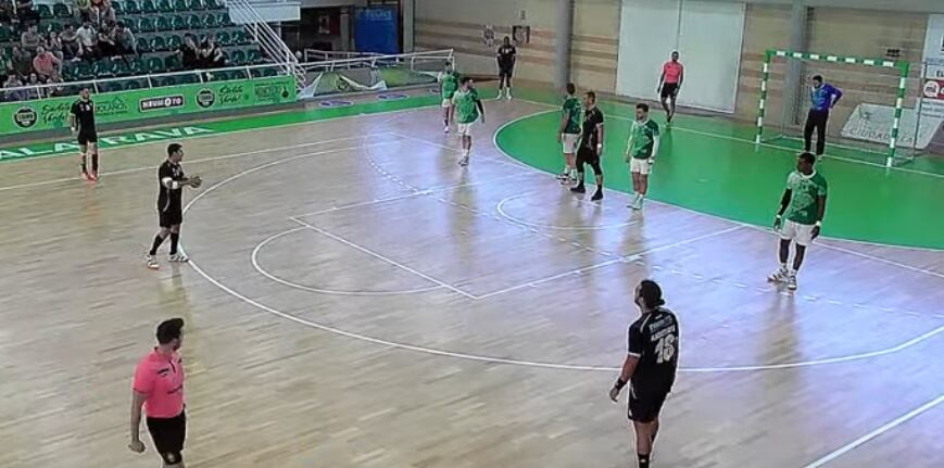 Un momento del partido