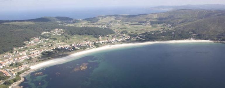 Playa de Langosteira, en Fisterra