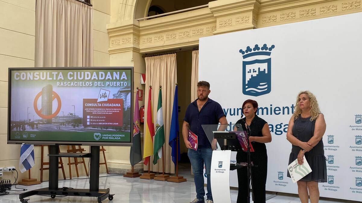 Nicolás Sguiglia (Podemos) y Remedios Ramos (IU) explican su propuesta y su hoja de ruta respectivamente