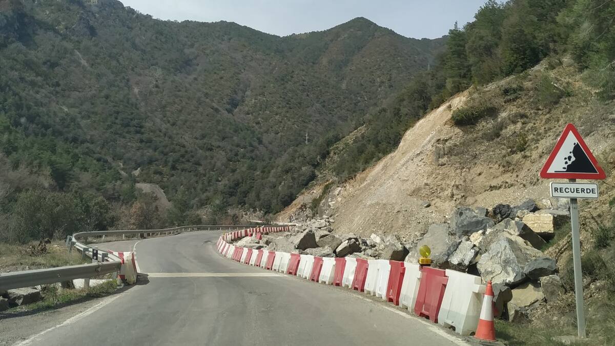 La N-260 entre Campo y El Run permanecerá cerrada hasta el 14 de mayo