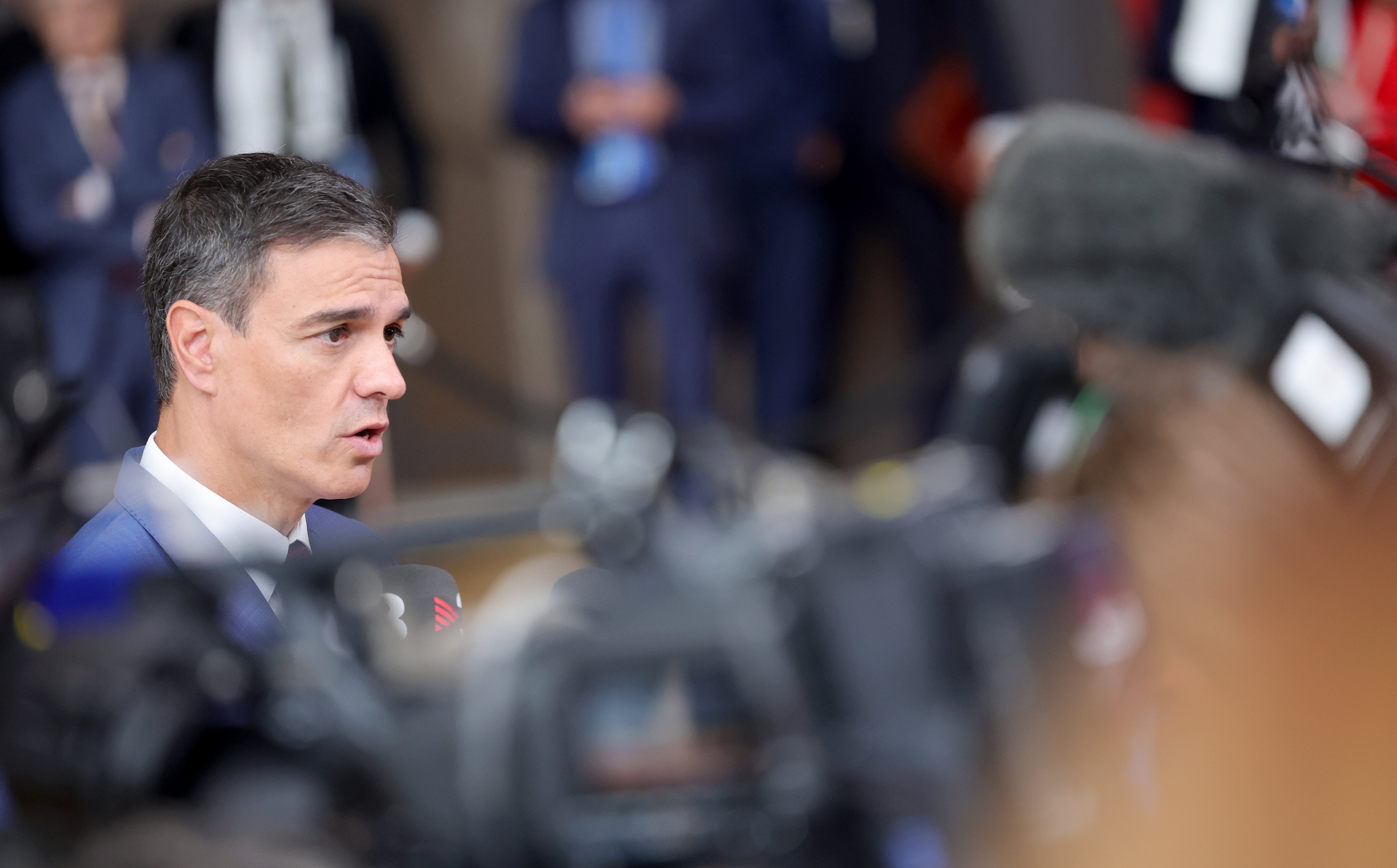 Pedro Sánchez en Bruselas.