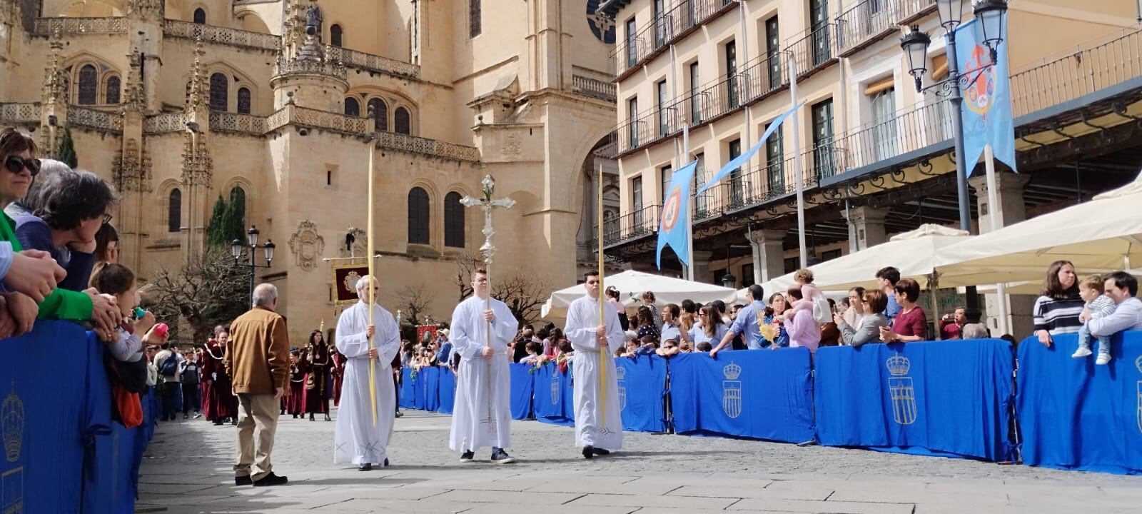 Procesión de la &quot;borriquilla&quot; en Segovia 2024