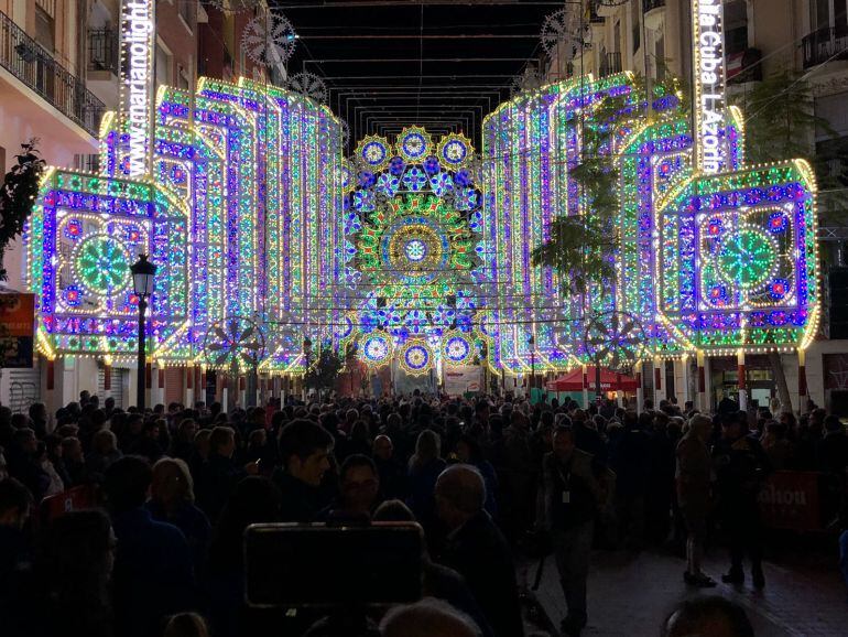 Luces de la Falla Cuba-Literato Azorín