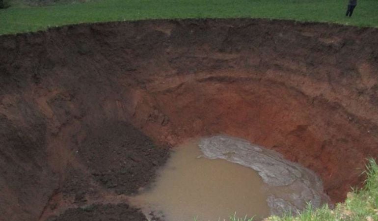 La sima aparecida en Jabalera