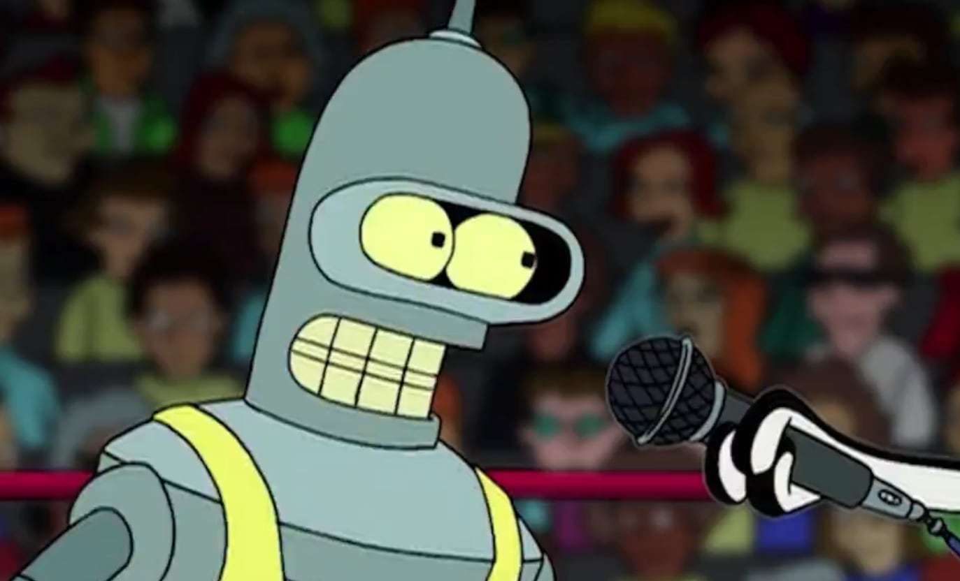 Bender, de Futurama, es uno de los personajes que reproducen las palabras de Bisbal