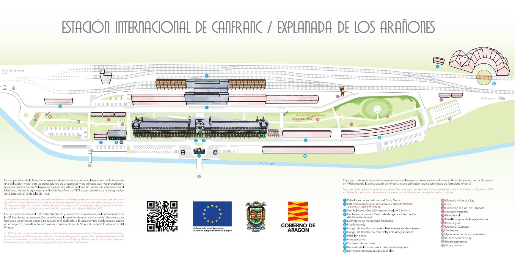 Ilustración explanada Arañones. Débora Aguelo