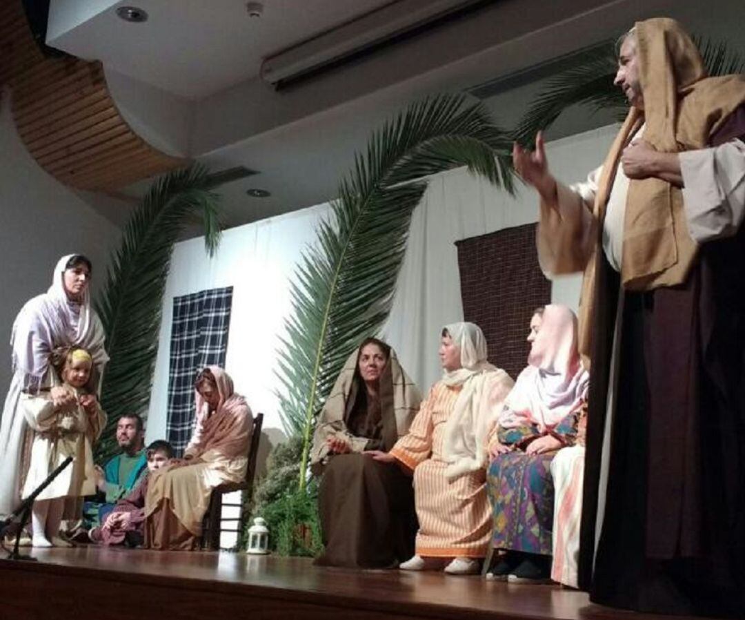 Momento de la representación en 2017.