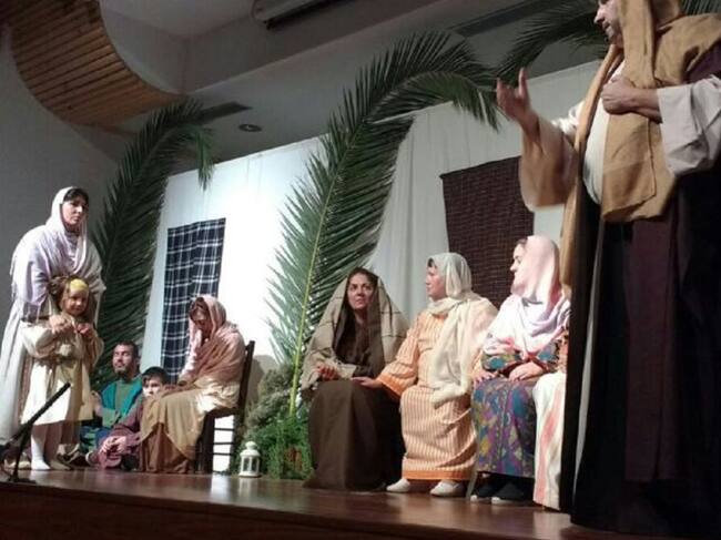 Momento de la representación en 2017.