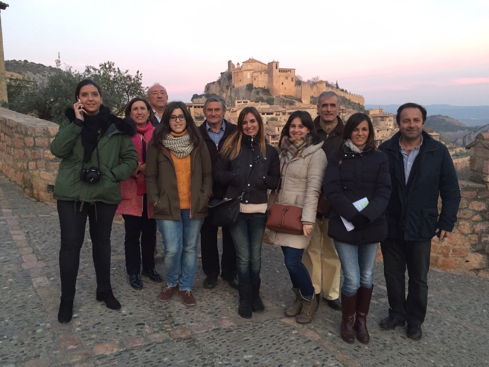 Paco Lacau en Alquézar. Foto: Manuel Garrido