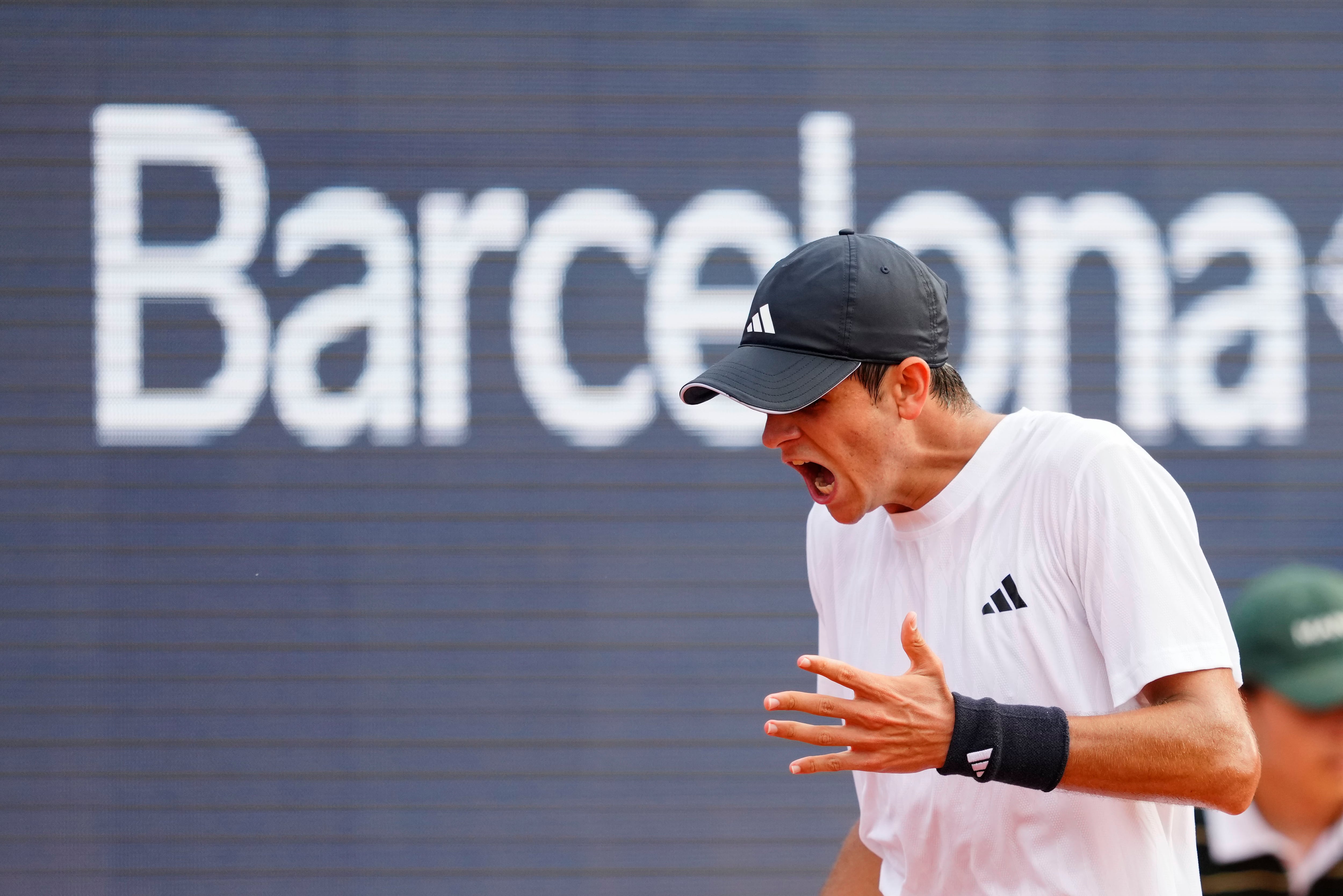 Rafa Jódar, durante la semifinal ante Arthur Fils del Conde de Godó 2026