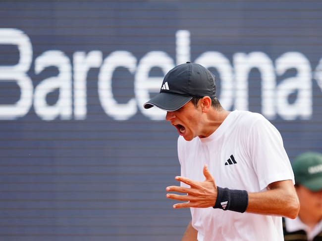 Rafa Jódar, durante la semifinal ante Arthur Fils del Conde de Godó 2026