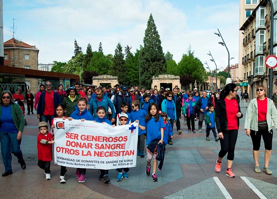 Marcha a favor de Donantes de Sangre