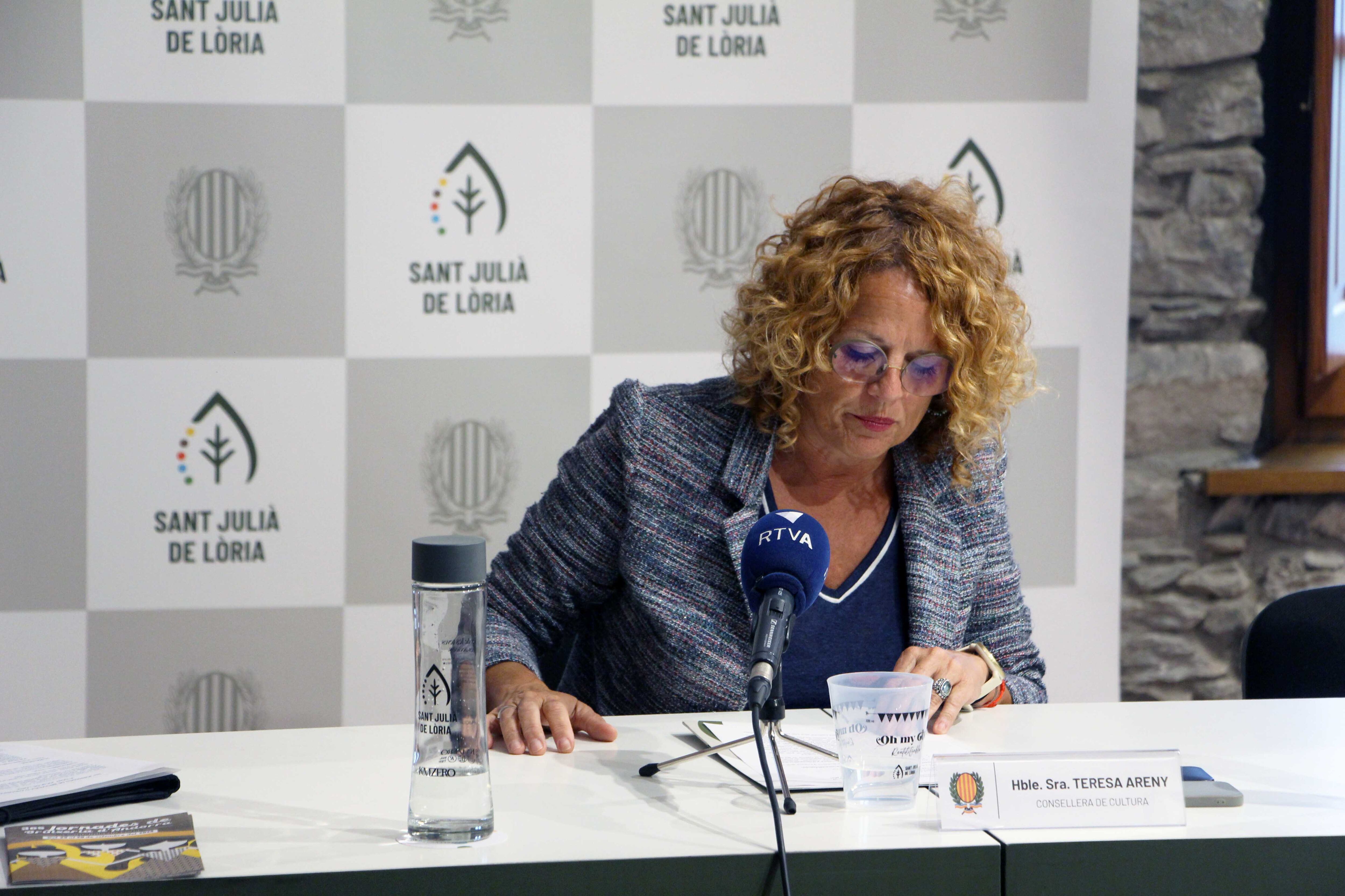 La consellera de Cultura de Sant Julià de Lòria, Teresa Areny