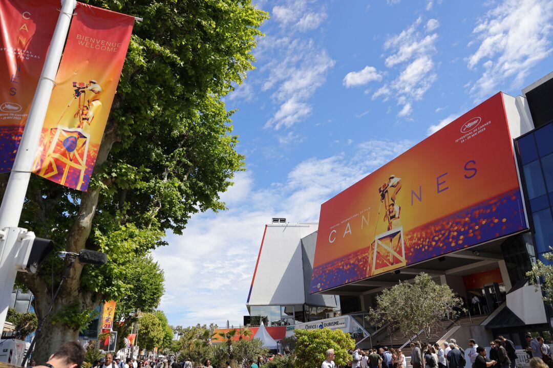 CANNES, FRANCE - MAY 13: A general view of the Palais de Festival ahead of the 72nd annual Cannes Film Festival on May 13, 2019 in Cannes