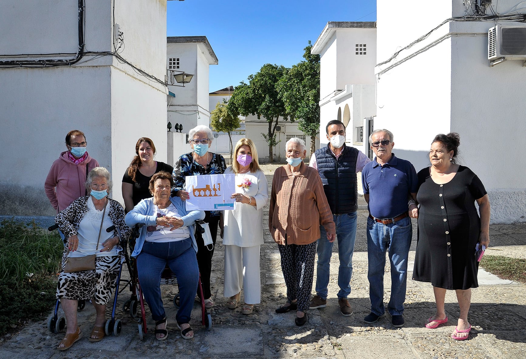 La alcaldesa de Jerez durante una reciente visita al Polígono de San Benito