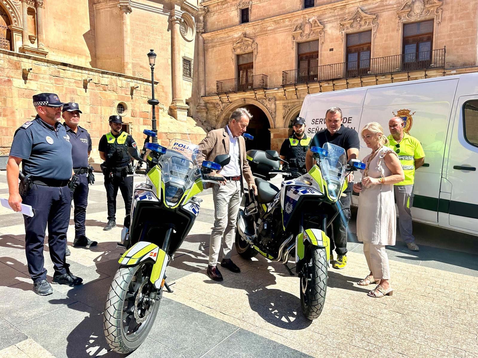 La Policía Local de Lorca contará con más material y nuevos vehículos para patrullaje y vigilancia.