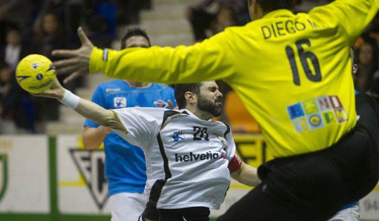 Diego Moyano durante un partido