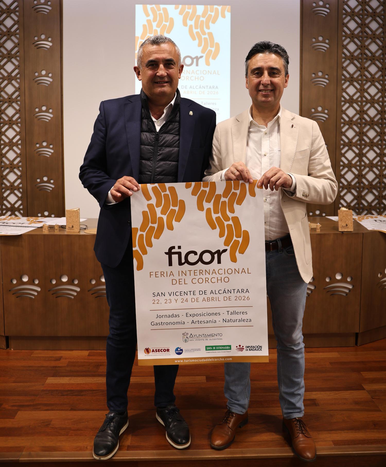 Presentación de la feria del Corcho de San Vicente de Alcántara