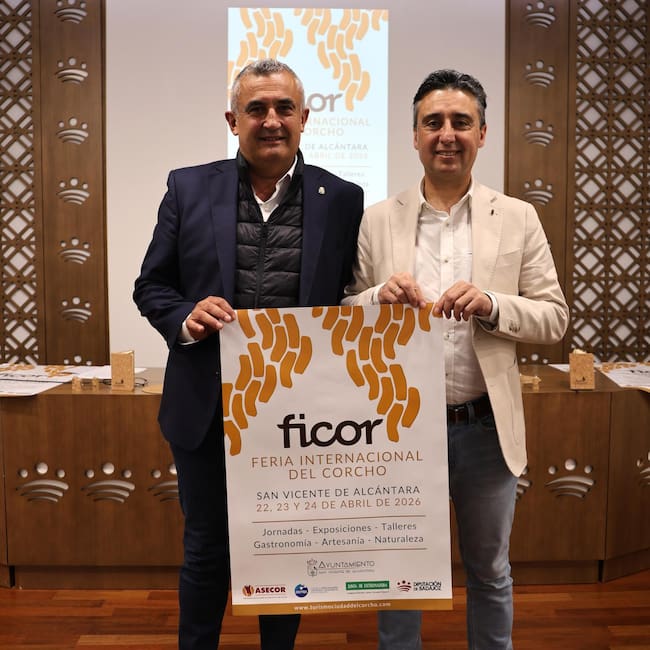 Presentación de la feria del Corcho de San Vicente de Alcántara