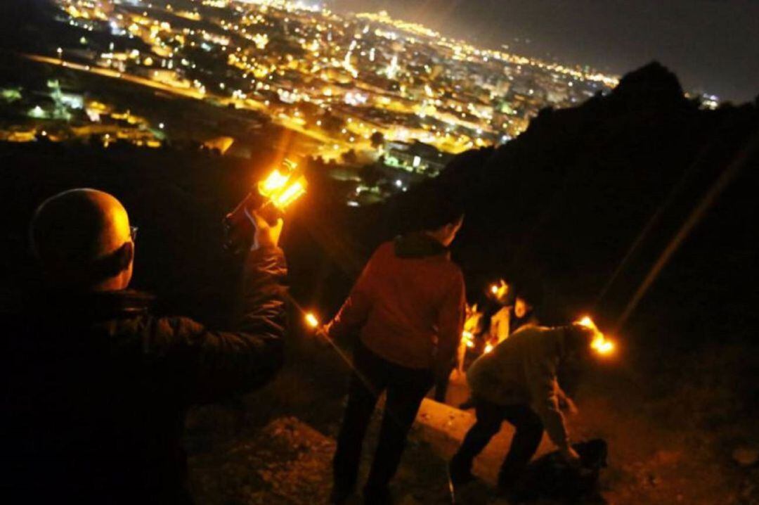 Bajada Antorchas Elda