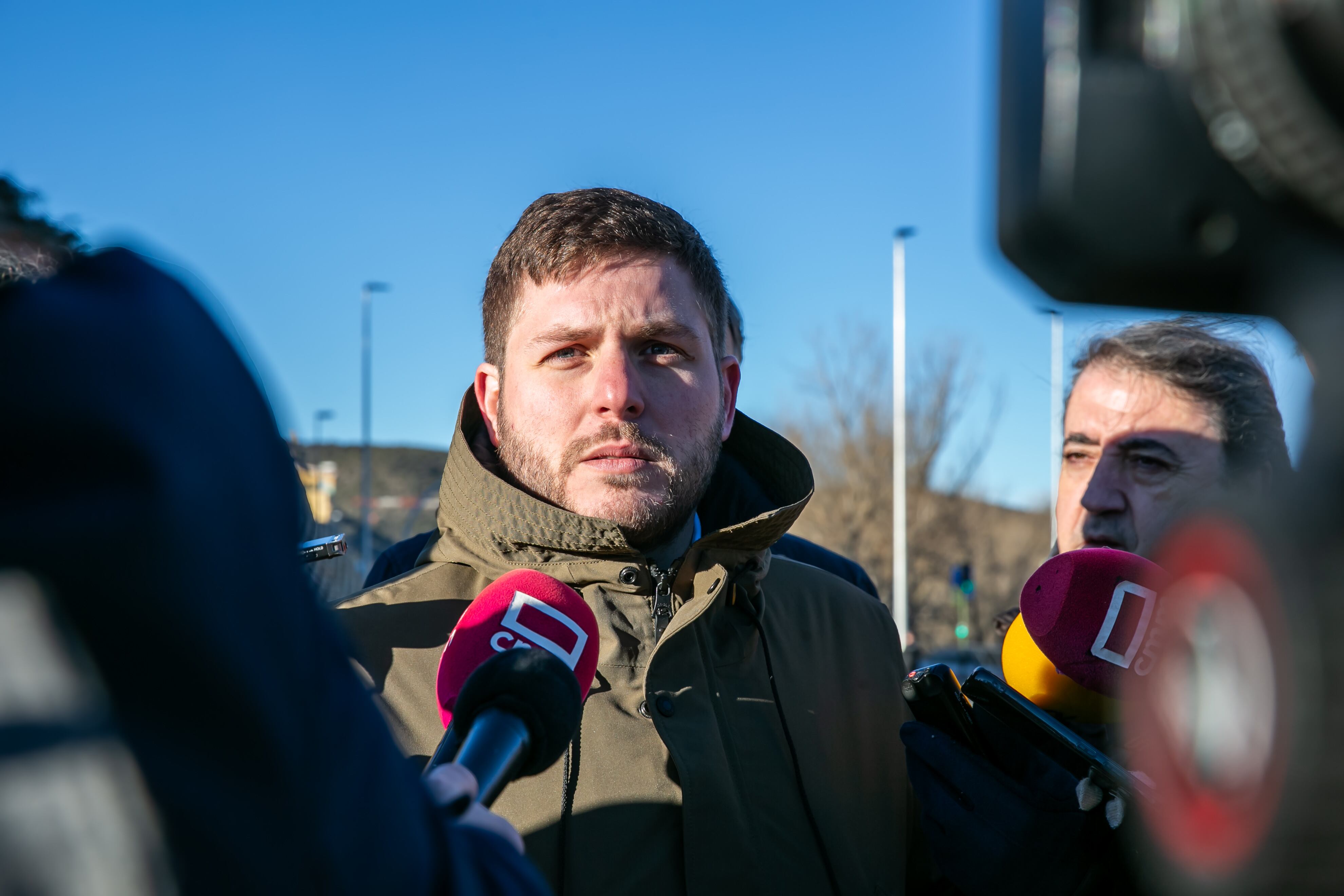 Nacho Hernando, tras la inauguración del vial este lunes en Cuenca