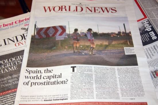 The Independent es preguntava fa 3 anys si Espanya era la capital mundial de la prostitució