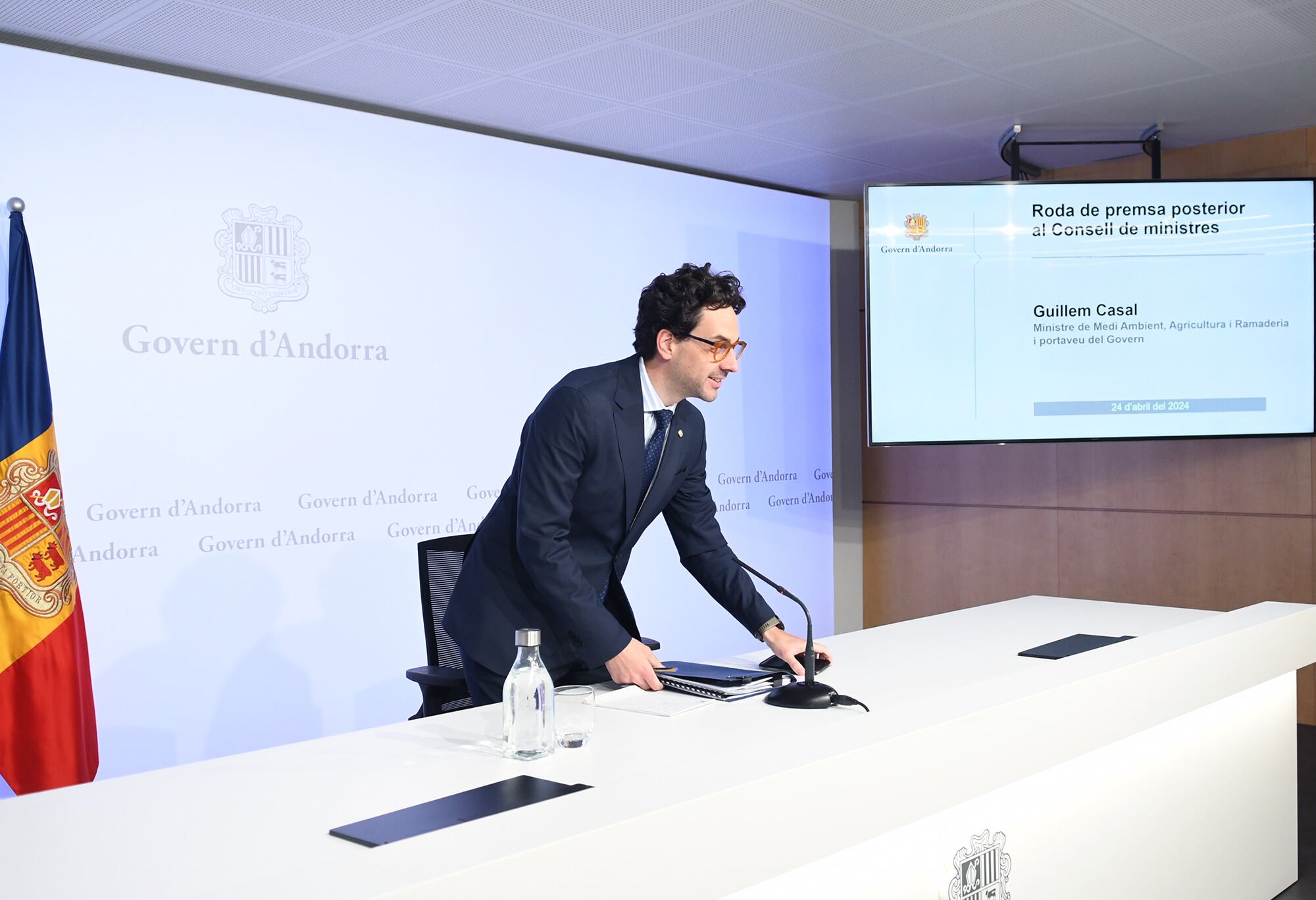 El ministra Portaveu, Guillem Casal