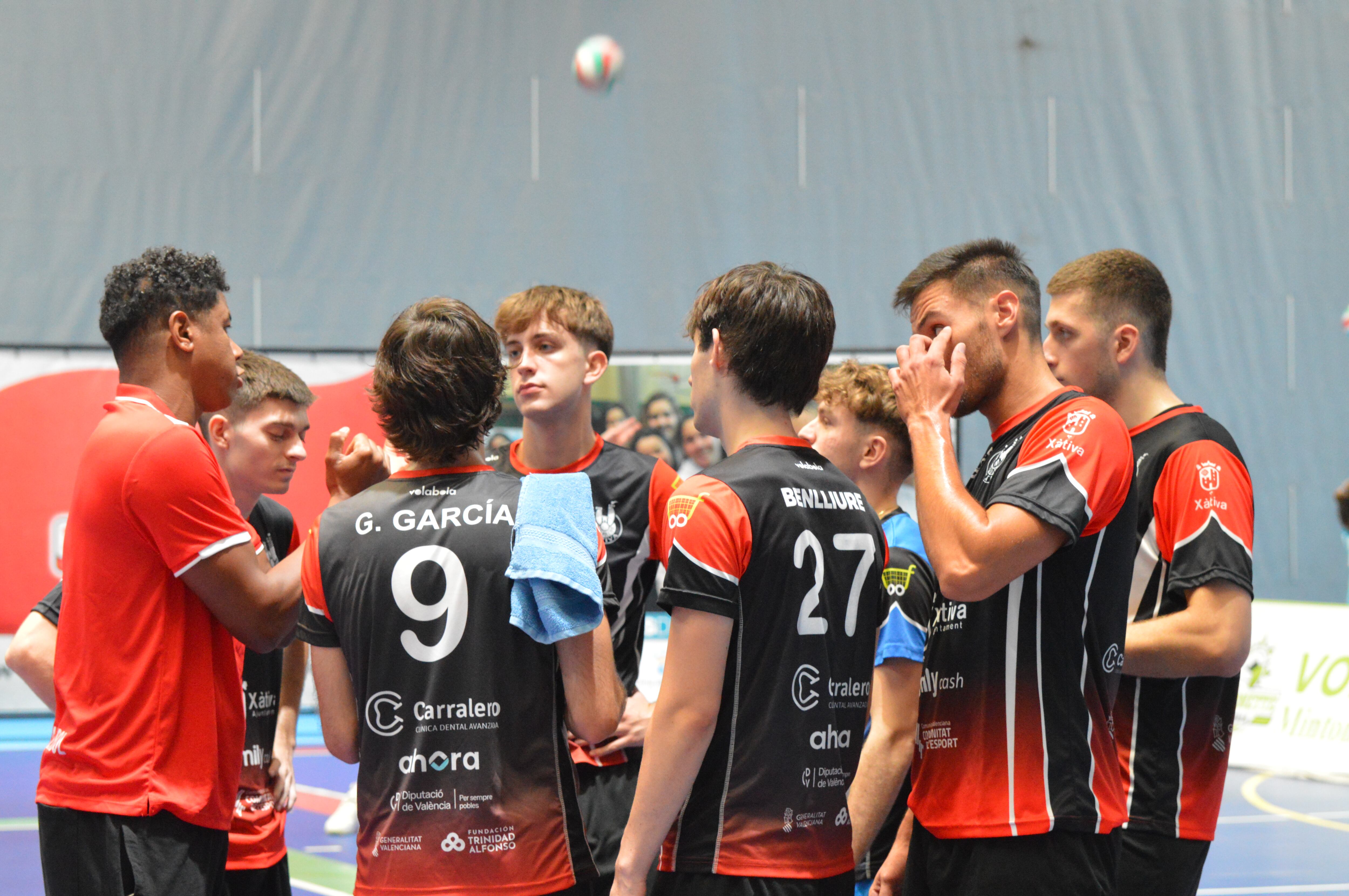 Equipo masculino del CV Xàtiva (Imagen: CV Xàtiva)