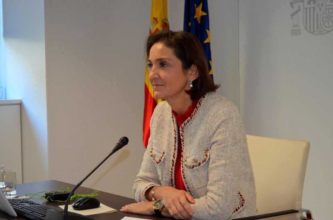 La ministra de Industria, Comercio y Turismo, Reyes Maroto. 