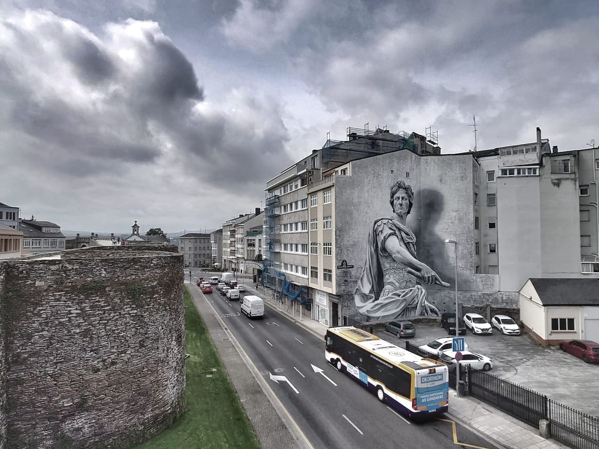 El mural de Julio César, del lucense Diego As, el mejor del mundo 2021