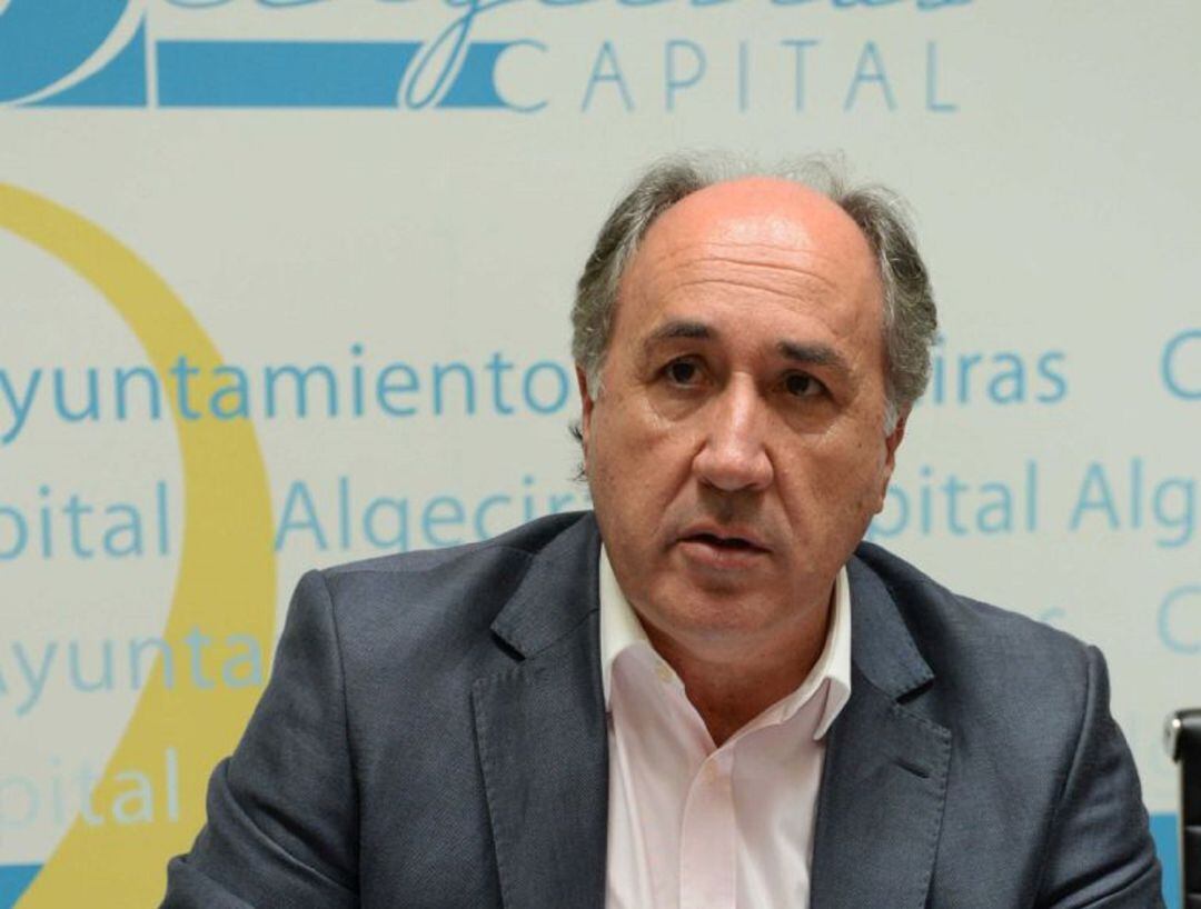 Landaluce en el Ayuntamiento.