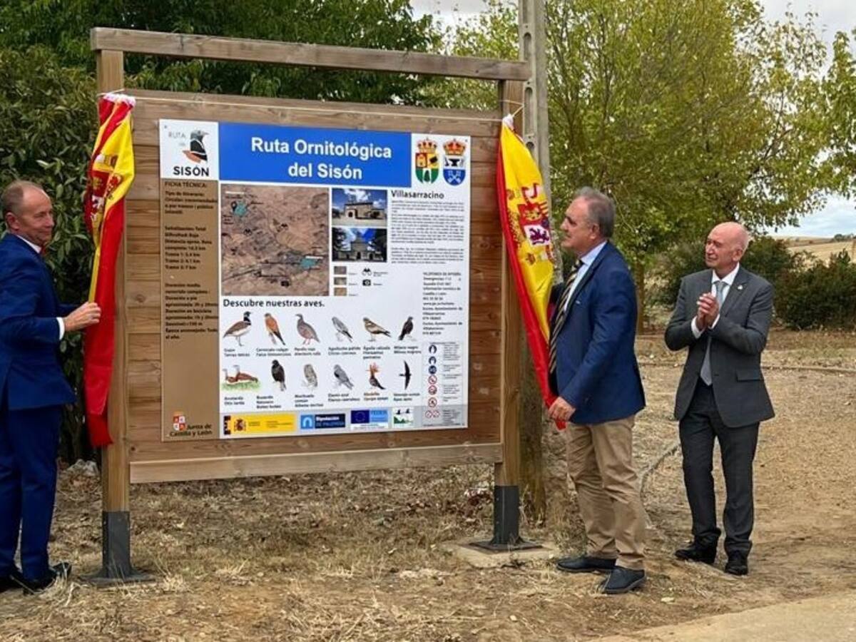 La Junta subvenciona la ruta de Sisón, ubicada entre Villasarracino y Villaherreros, con más de 42.000 euros