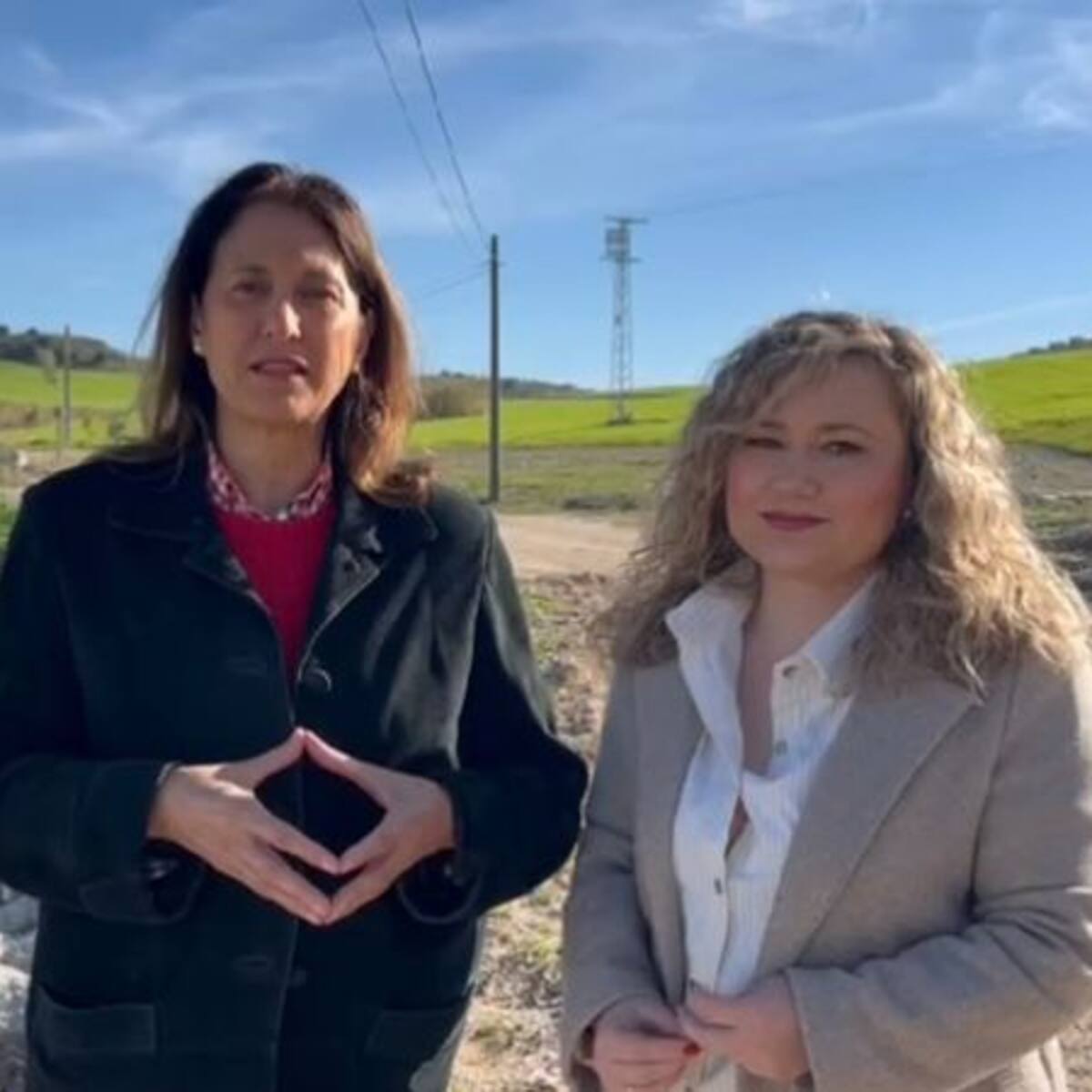 La delegada territorial de Agricultura visita las obras de encauzamiento de El Cuerno