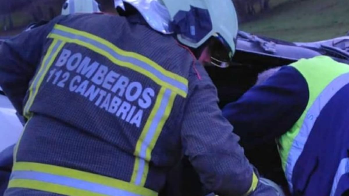Herido grave un hombre de avanzada edad al salirse de la vía su coche en Campoo de Enmedio