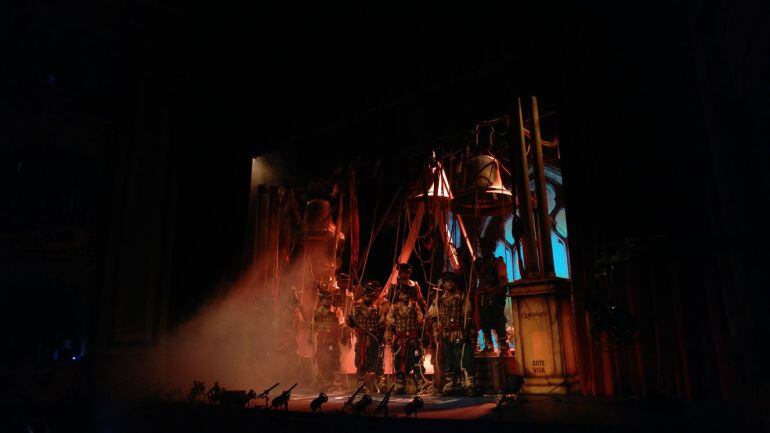 Los Campaneros, en su actuación de preliminares en el COAC 2018