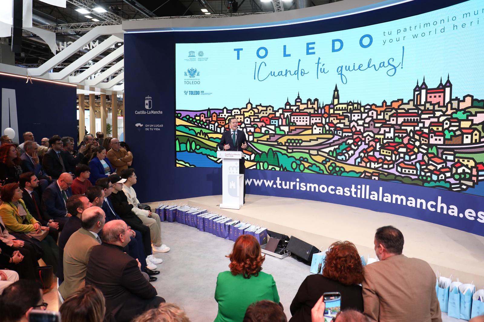 Presentación en Fitur de la propuesta turística de Toledo para 2026