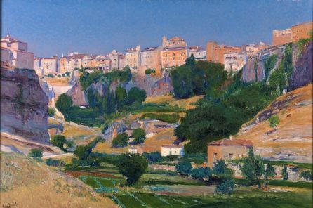 &quot;Huertas de Cuenca&quot;, de Aureliano de Beruete, 1910