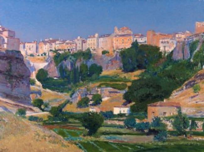 "Huertas de Cuenca", de Aureliano de Beruete, 1910