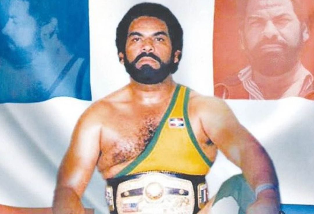 El luchador dominicano Jack Veneno.