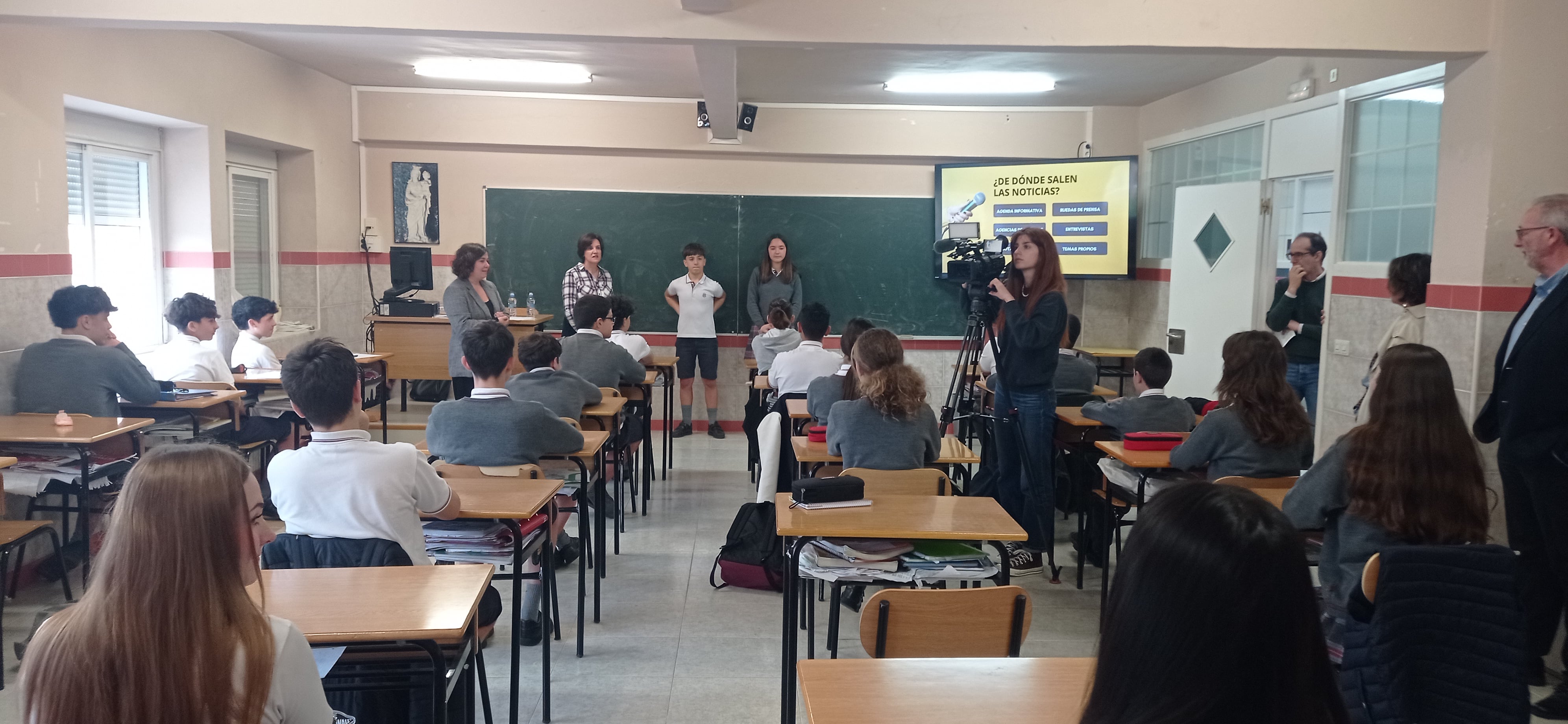 El programa Prensa Escuela ha acercado la realidad de los medios de comunicación a escolares de ESO y FP en La Rioja | Asociación de la Prensa de La Rioja