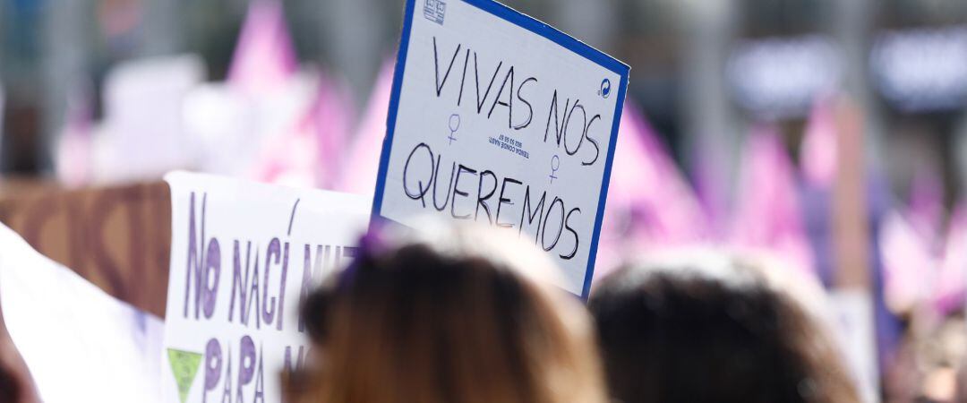 Manifestación feminista con motivo del 8M