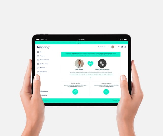 Feending, la plataforma de contactos para monetizar el networking