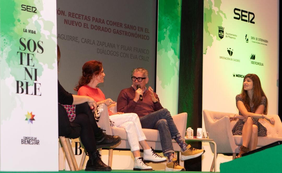 Momento de la charla sobre el comer sano en el II Congreso del Bienestar y la Vida Sostenible