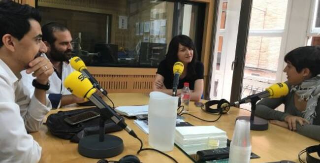 Rubén Serna, Pablo Guzmán, Encarna Hernández y Elisa Reche.