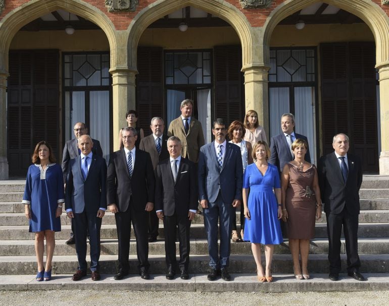 Última reunión del Consejo de Gobierno vasco en Miramar, en 2017