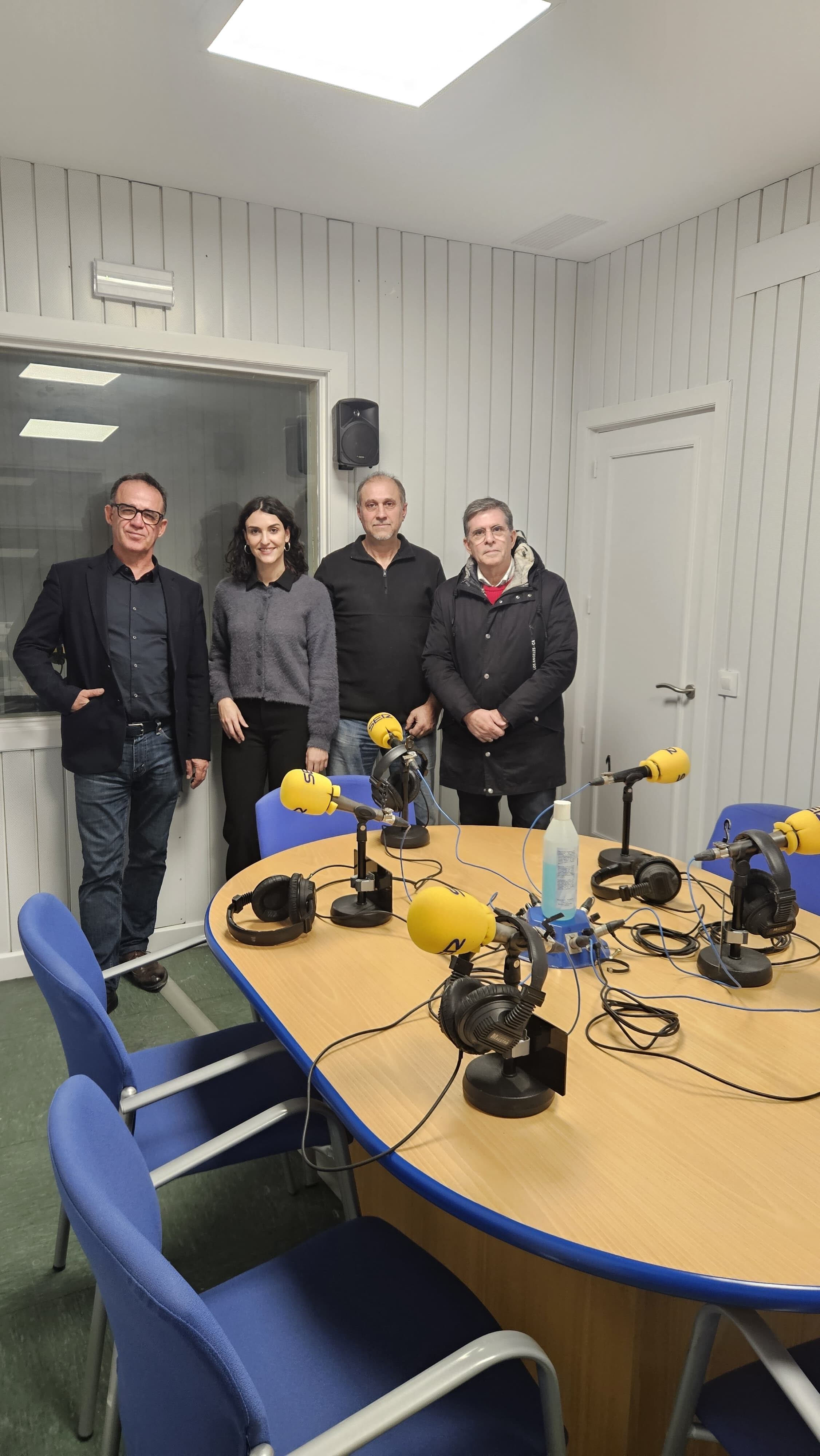 Felipe Puy, Sara Sarrablo, Fernando Herrero y Pepe Sánchez ( de izquierda a derecha)